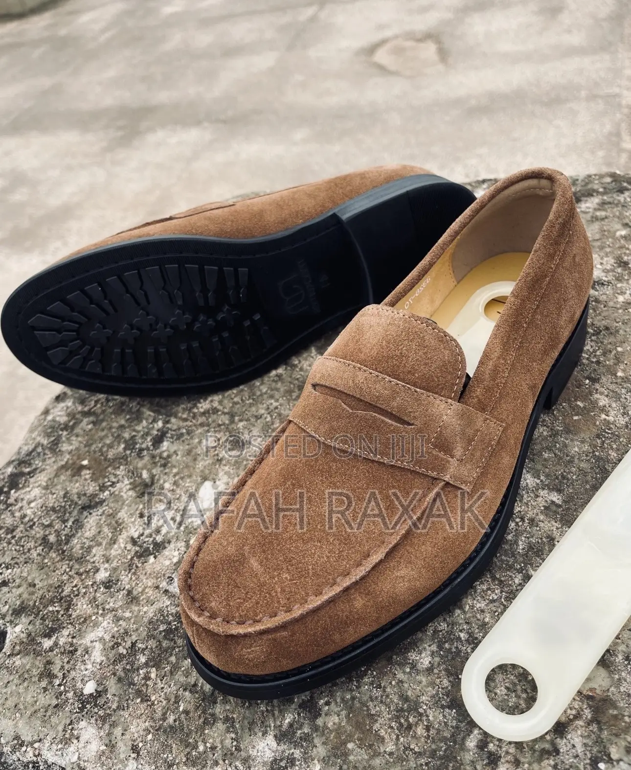 Original Men’S Classic Brown Marc James Suede Loafers