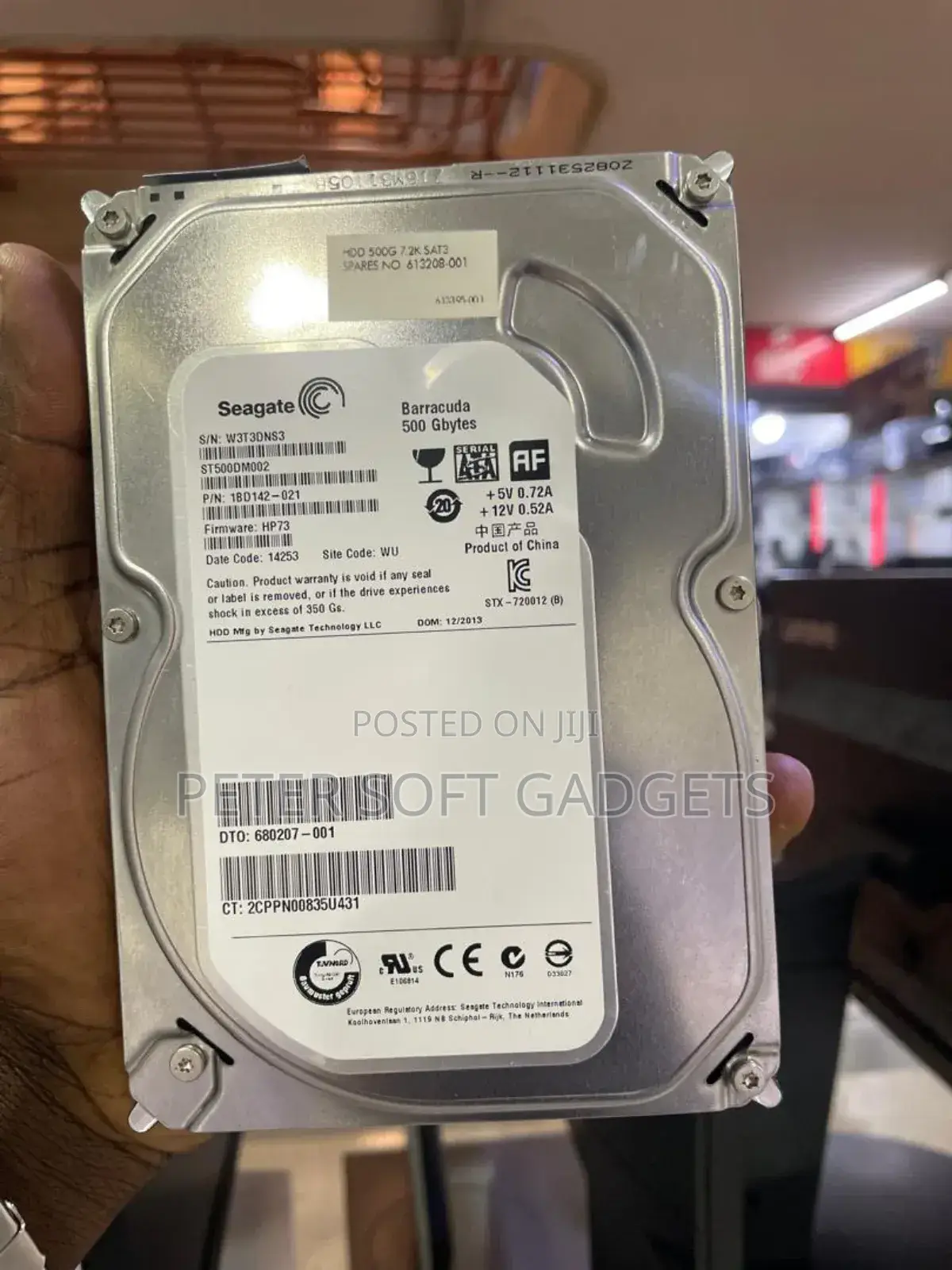 Seagate 500gb Harddisk Desktop