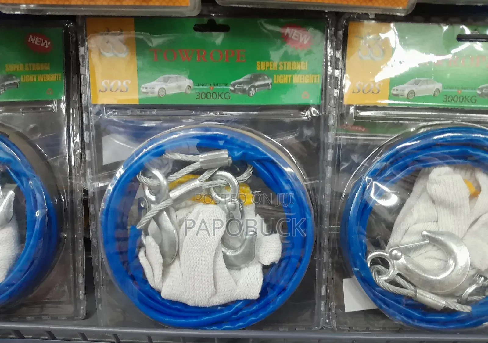 4 Metres 3000kg Strong Steel Tow Rope