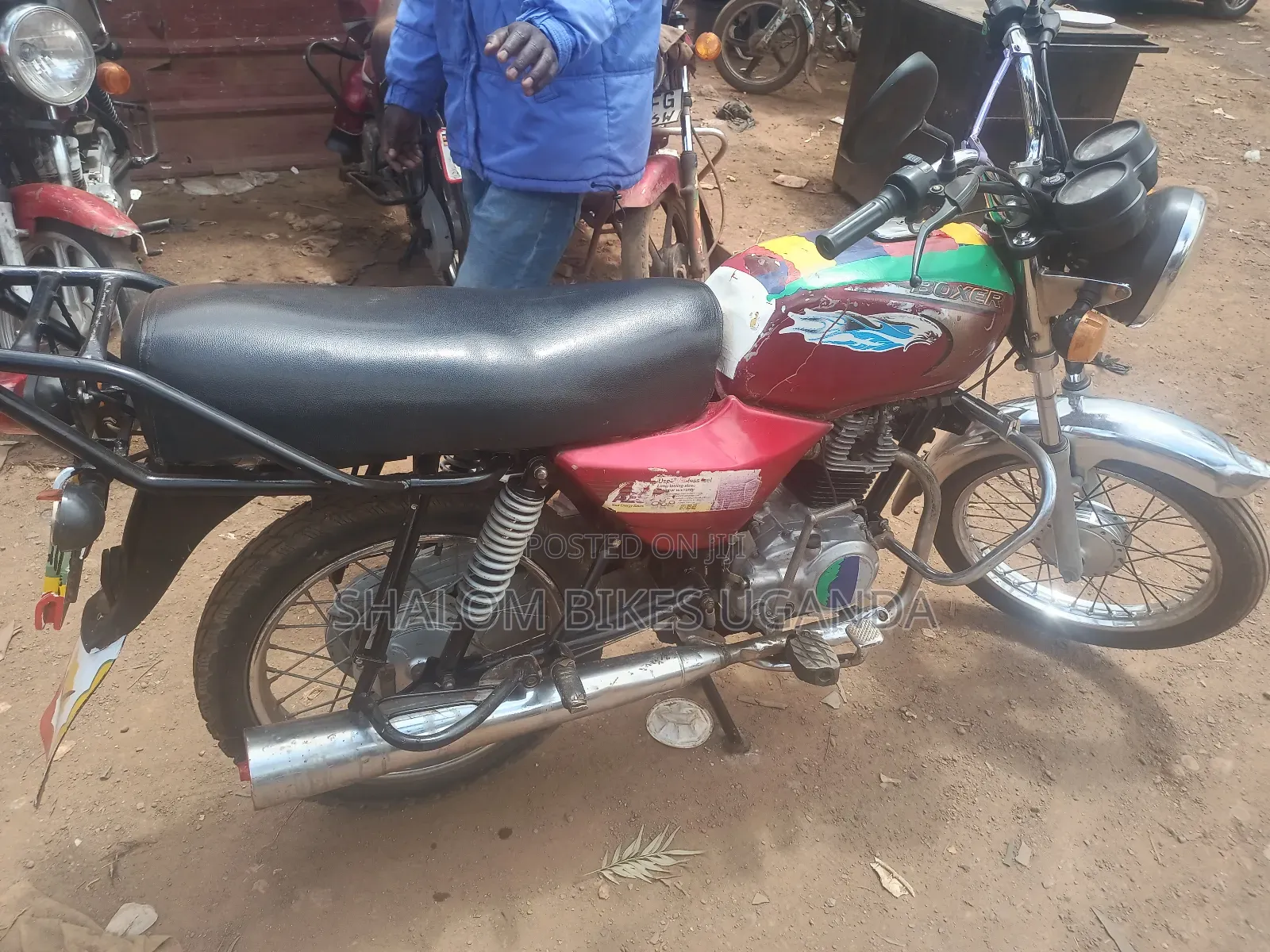Bajaj Boxer 100 2017 Red