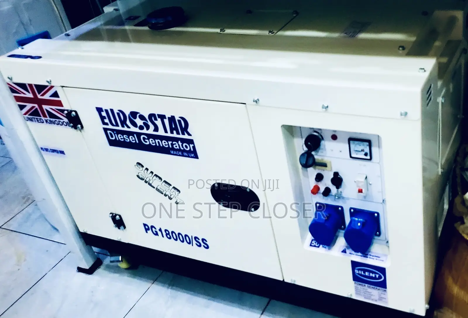 Euro-Star Disel Silent Generator 10kva Uk Make