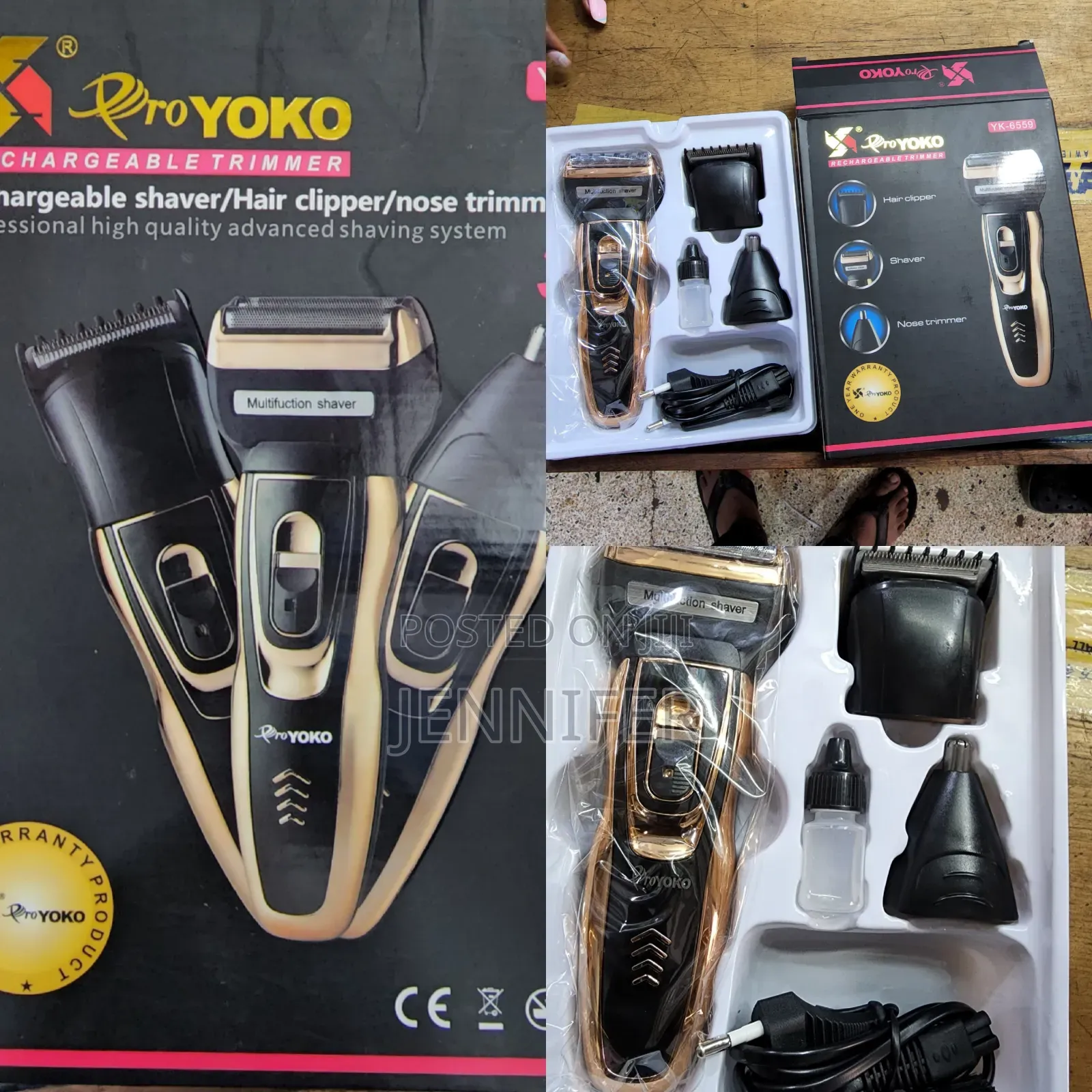 Yk-6559 Yoko 3in1 Body Shaver