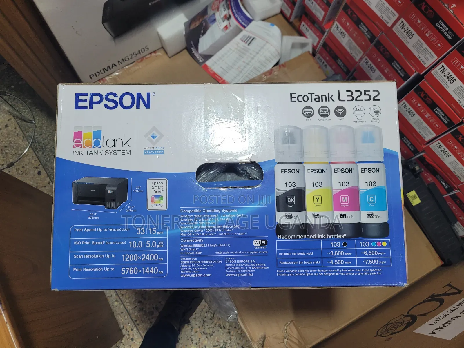 Epson L3252 All-in-One Printer – Print,Scan,Copy With Ease!