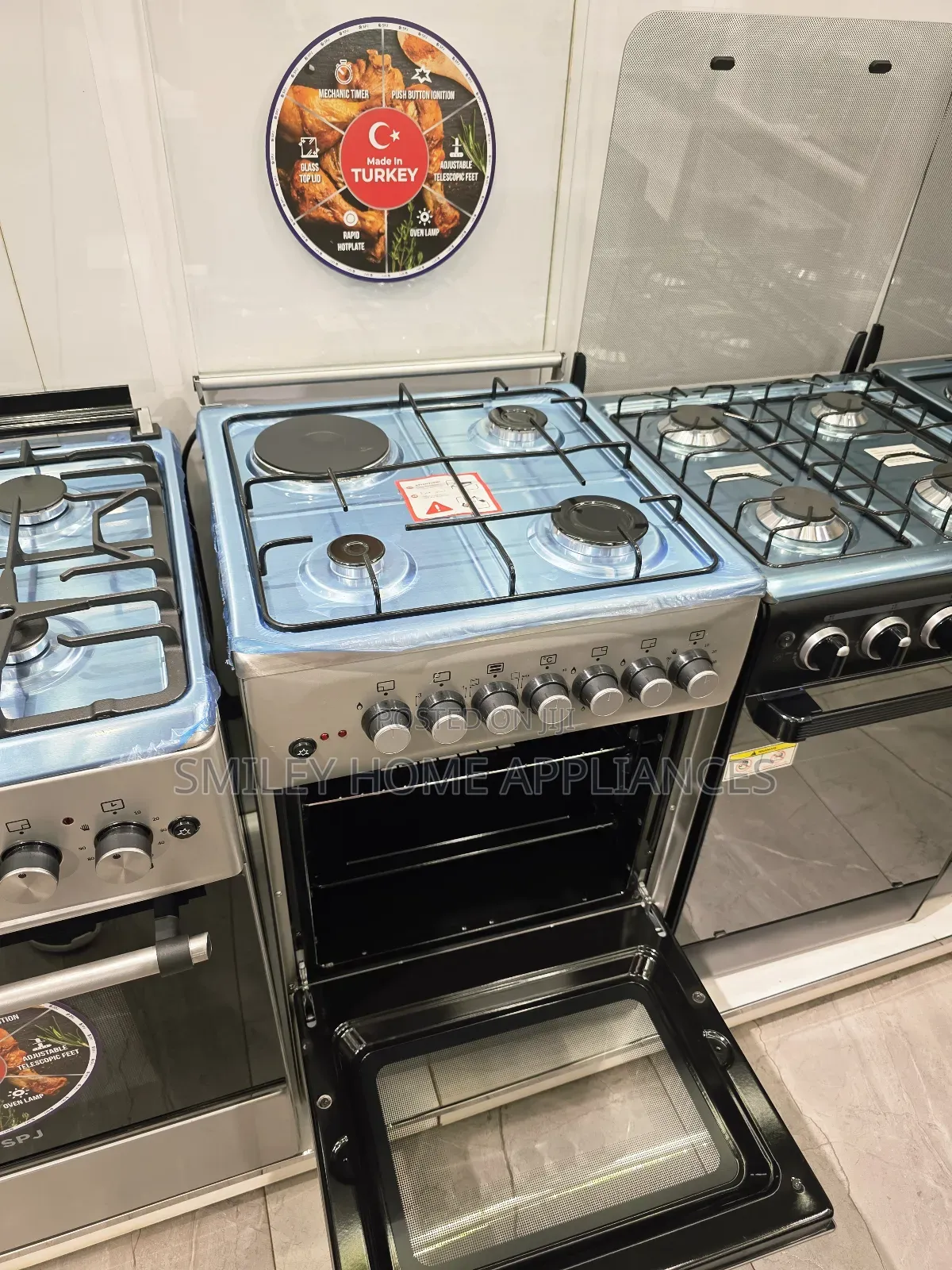 SPJ Stainles Steel Gascooker 50cm*50cm With an Electric Oven