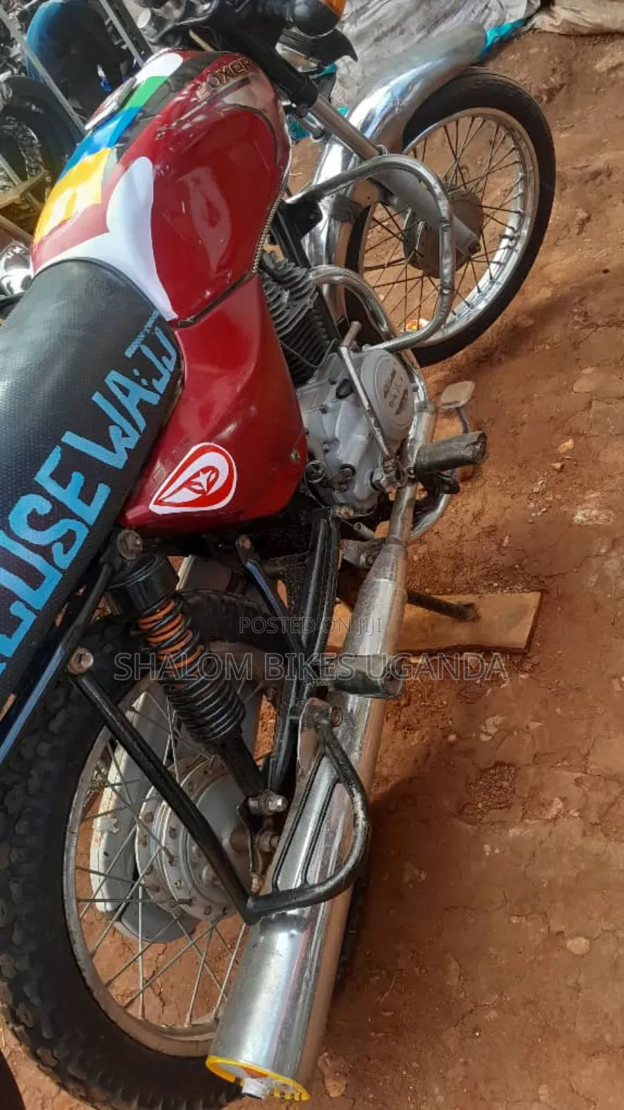 Bajaj Boxer 100 2016 Red
