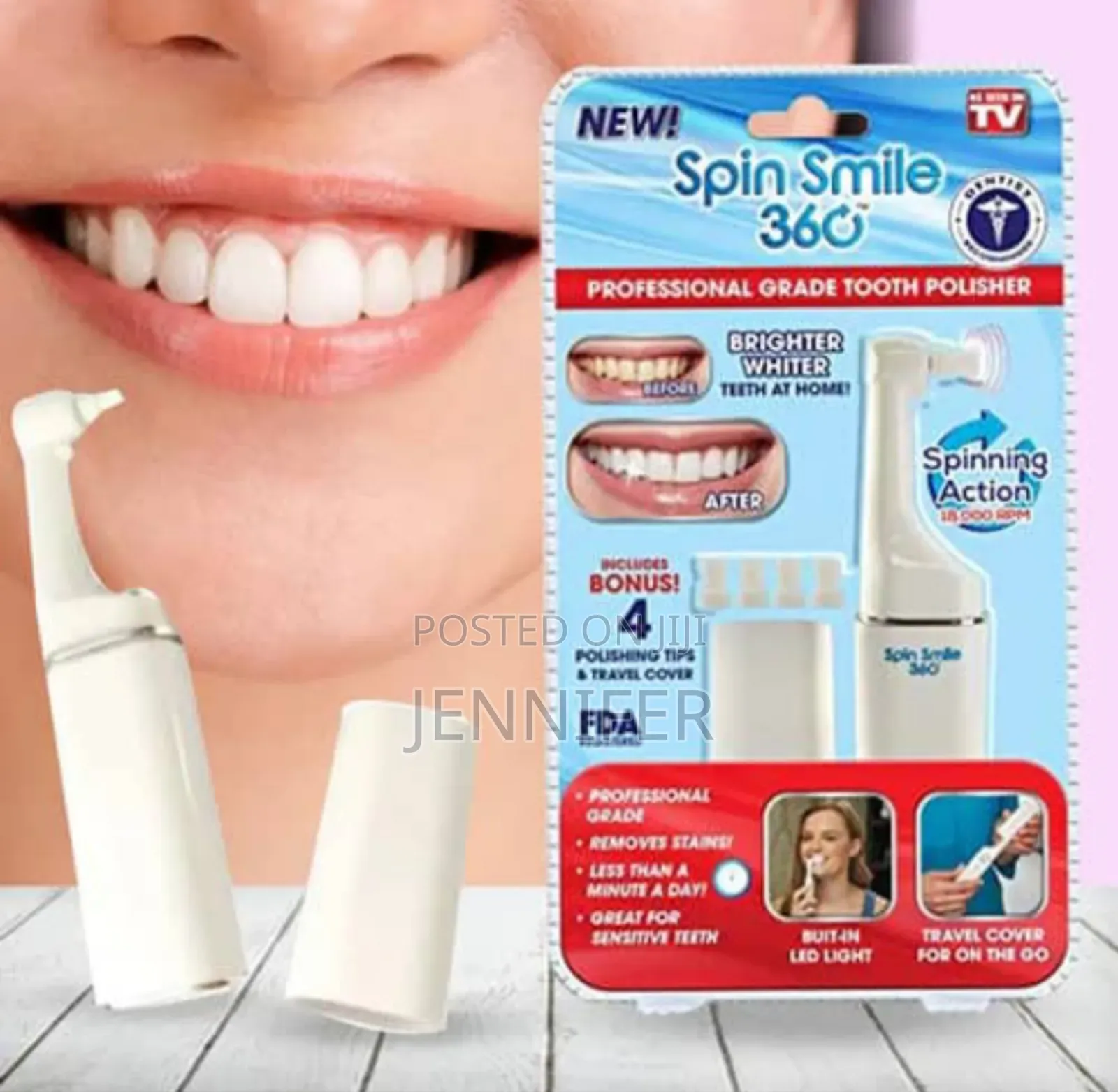 Beauty Tools
Spin Smile 360 Professional
Tooth Polisher