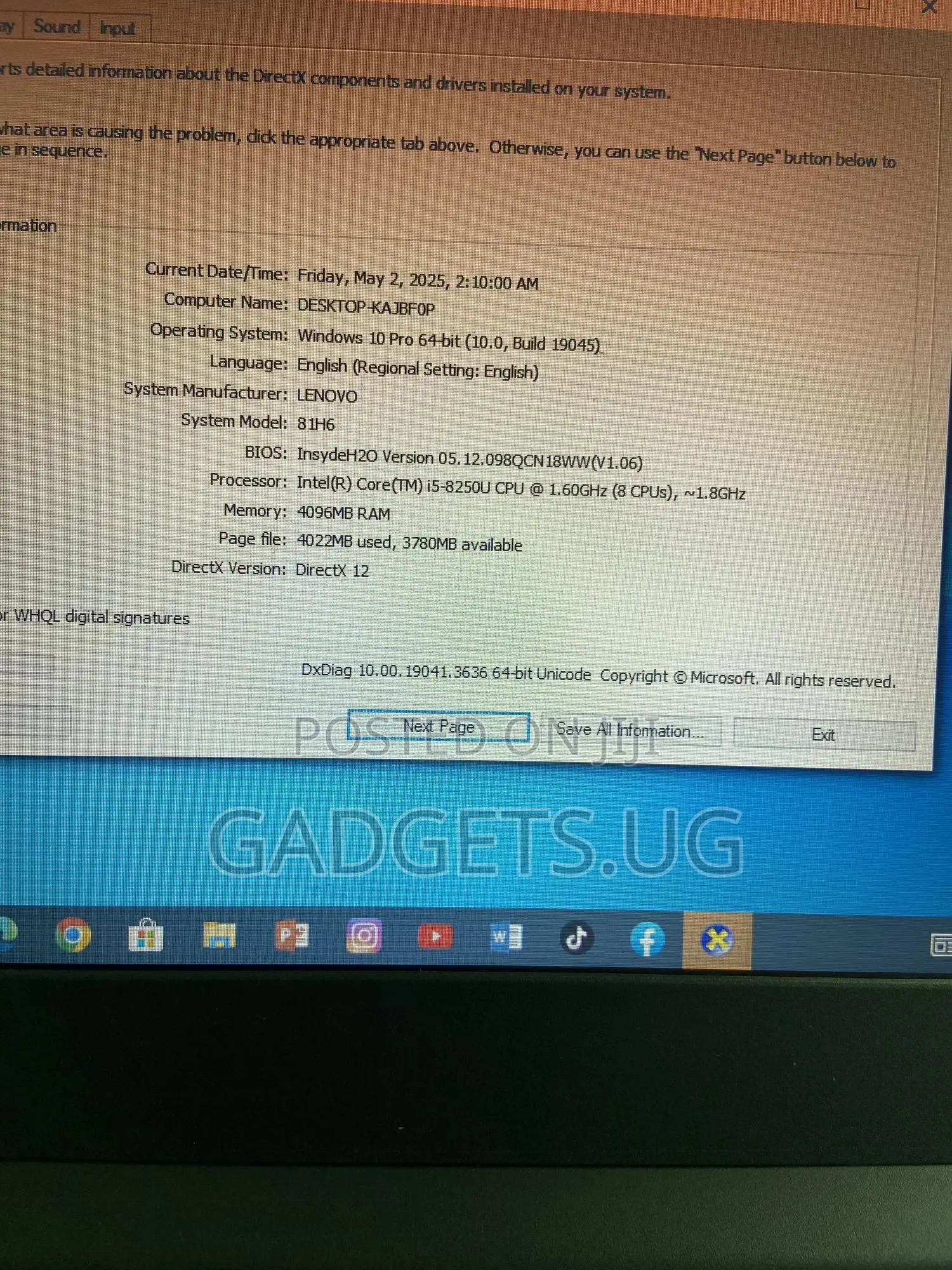 Laptop Lenovo IdeaPad 330S 4GB Intel Core I5 HDD+SSD 500GB