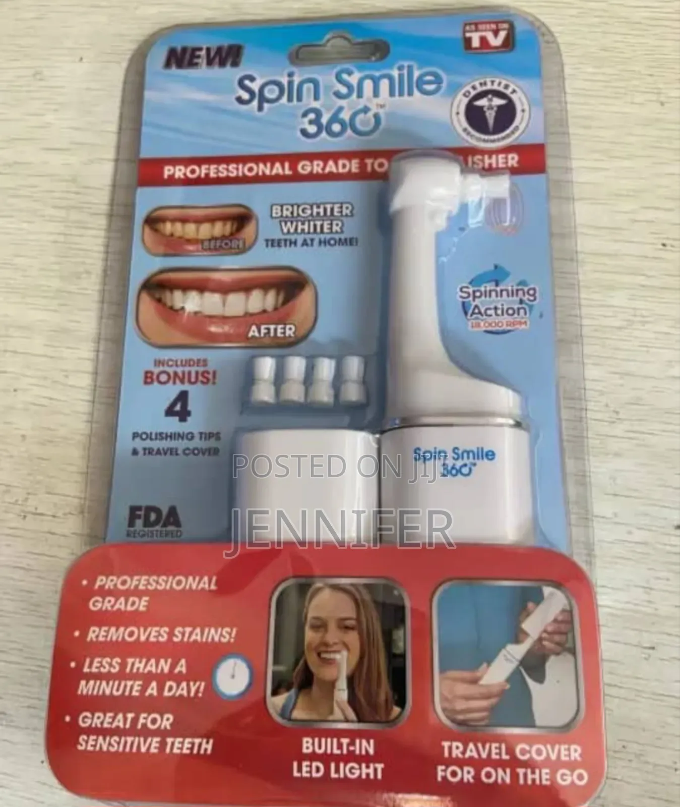 Beauty Tools
Spin Smile 360 Professional
Tooth Polisher