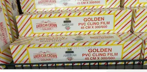 Golden PVC Cling Film ( 45cm X 300/600)