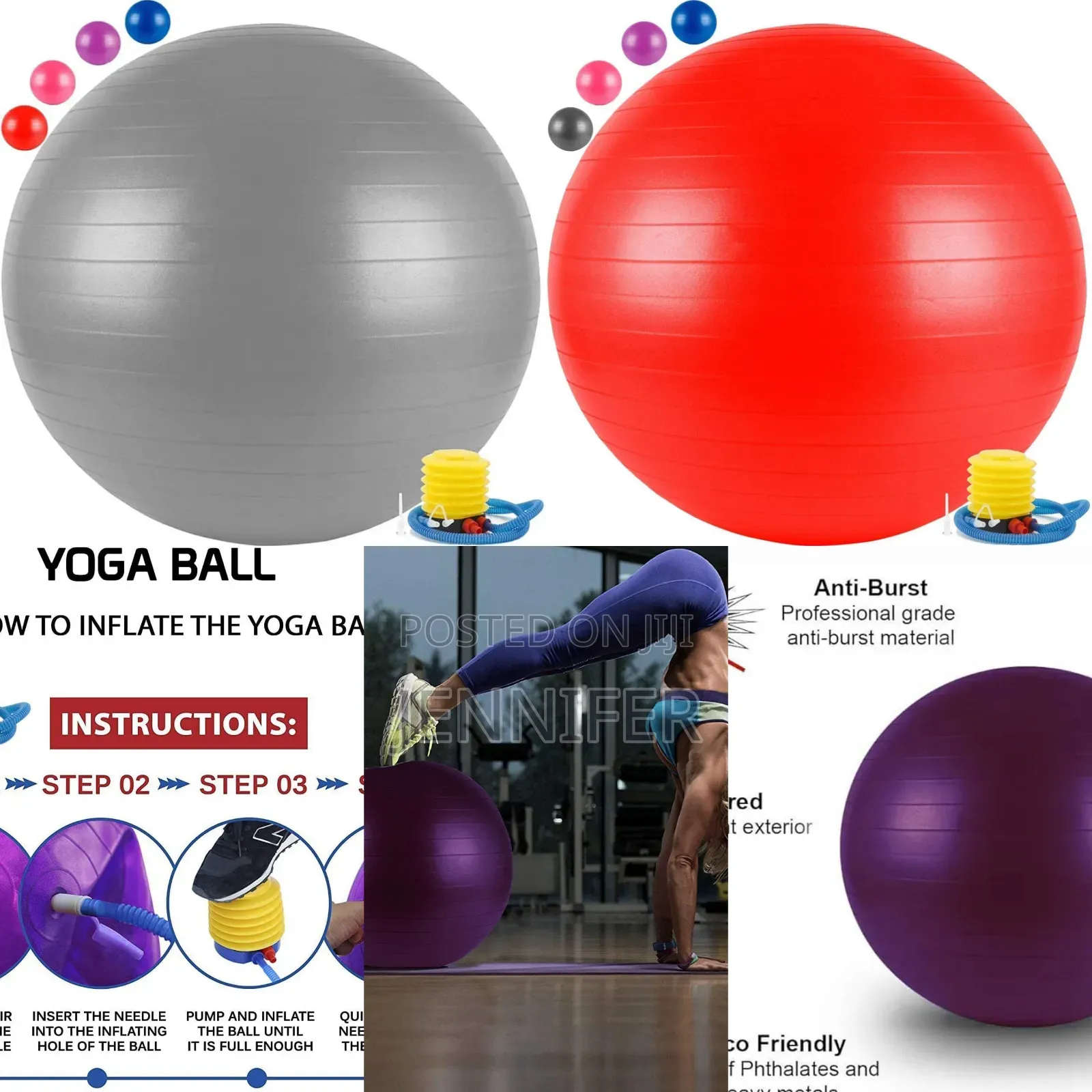 Pregnancy Exercise Yoga Gym Ball