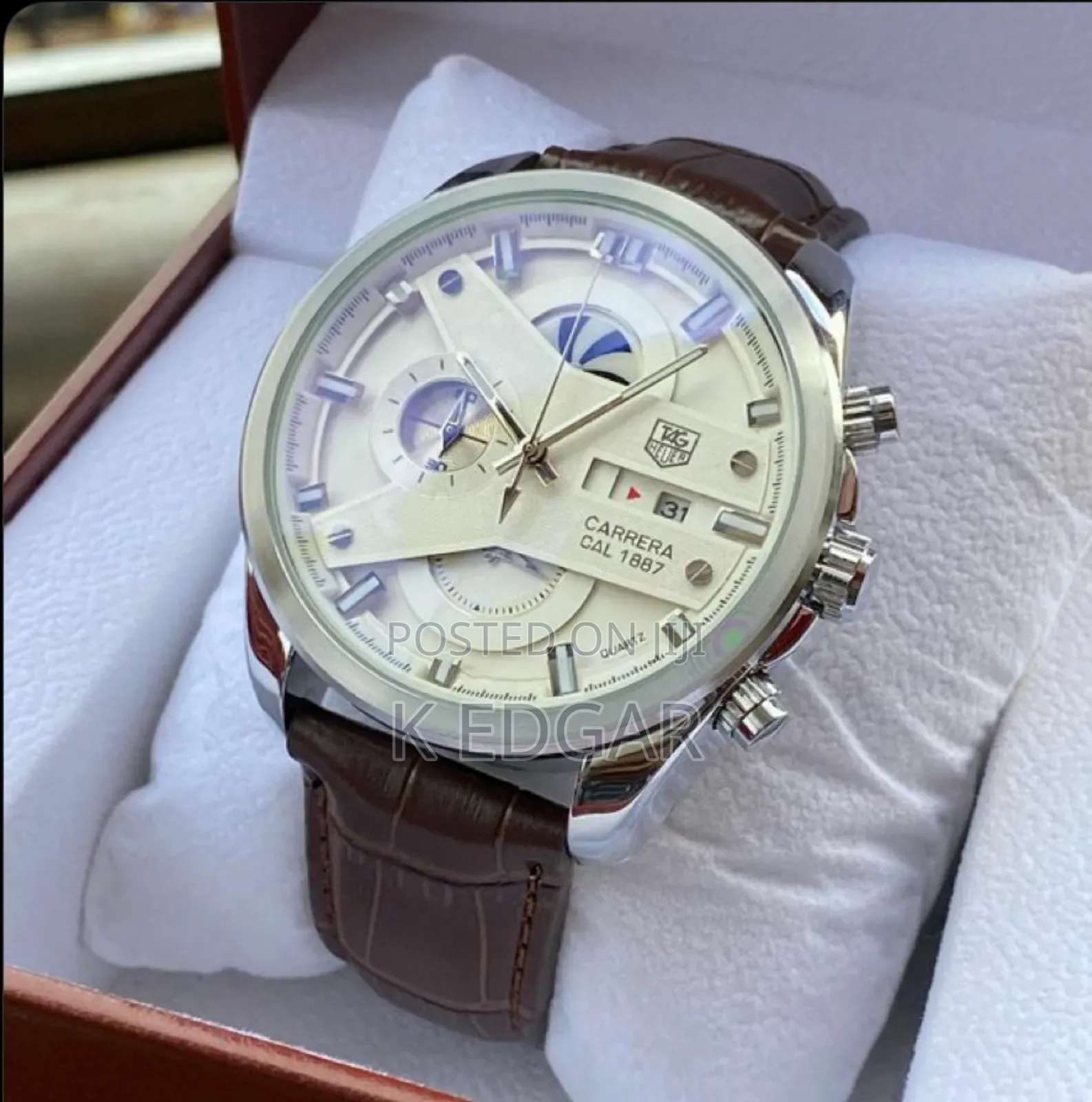 Brown Carrera Watch