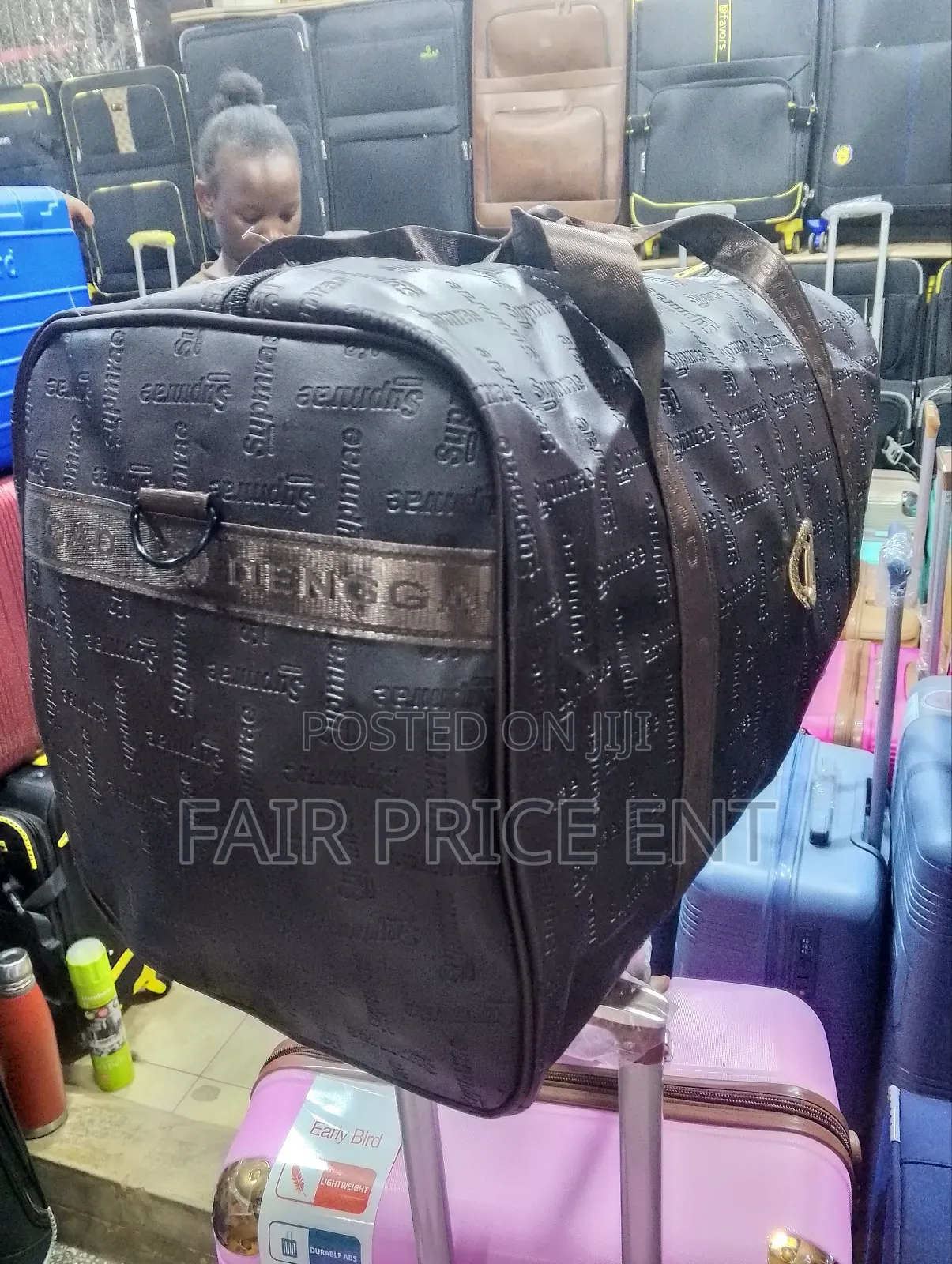 Leather Safari Bags . Large.( Brown)