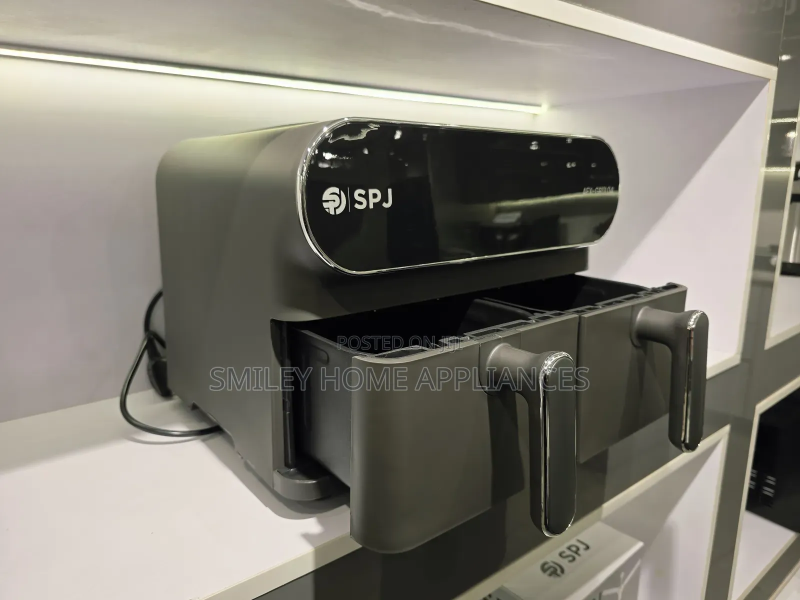 Brand New SPJ Dual Airfryer Oil Free at Black Price