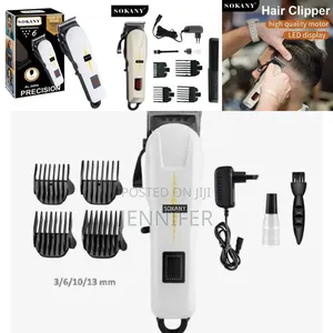Sokany Rechargeable Professional Clipper With Accessories