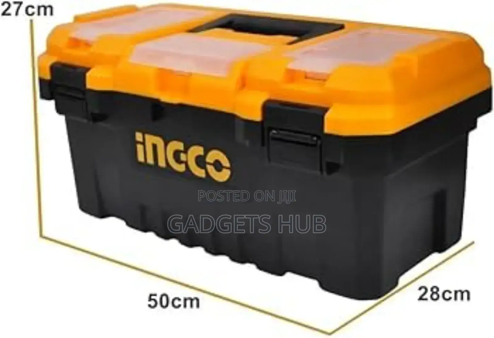 20i" 3 Boxes in 1 Plastic Tool Box for Organization Tool Cases
