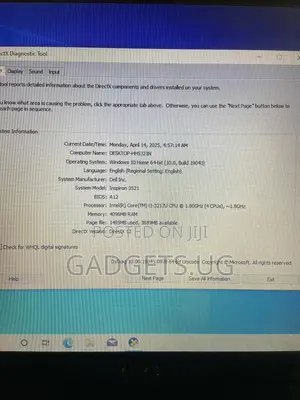 Laptop Dell Inspiron 15 3521 4GB Intel Core I3 HDD+SSD 500GB