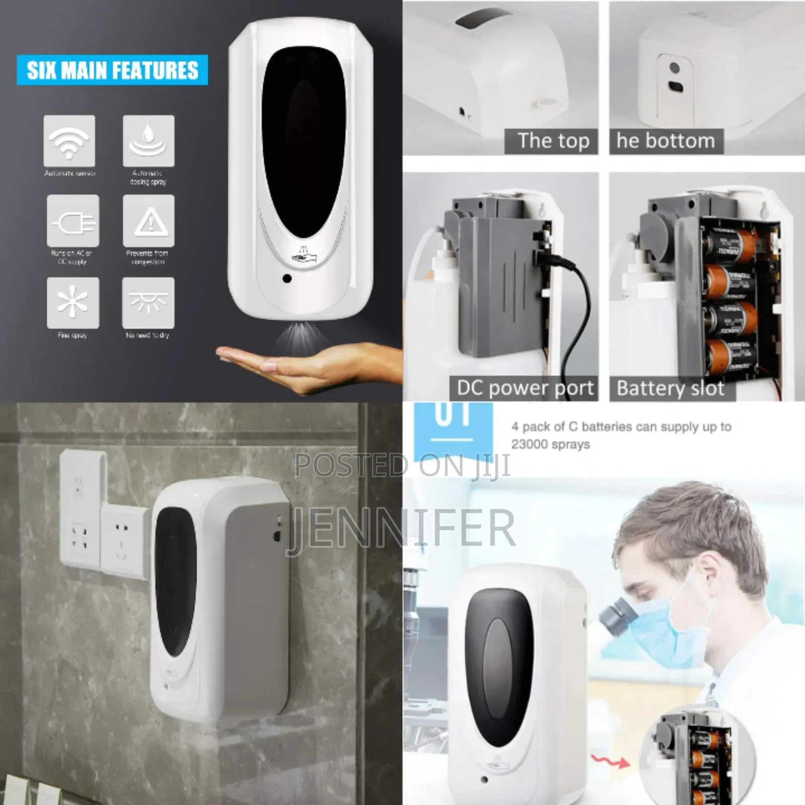 Bathroom Touchless Cleaning Liquid Dispenser