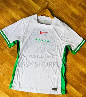 White Nike Men's Nigeria 2024 Home Jersey