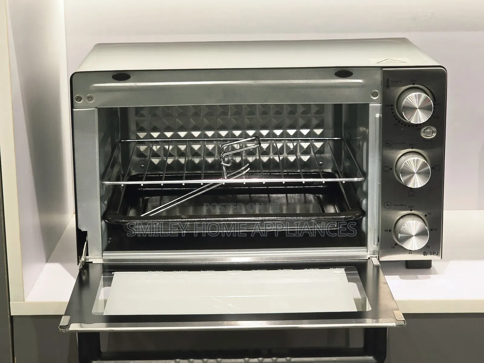 60ltrs SPJ Counter Top Mini Oven Stainless Steel at Discount