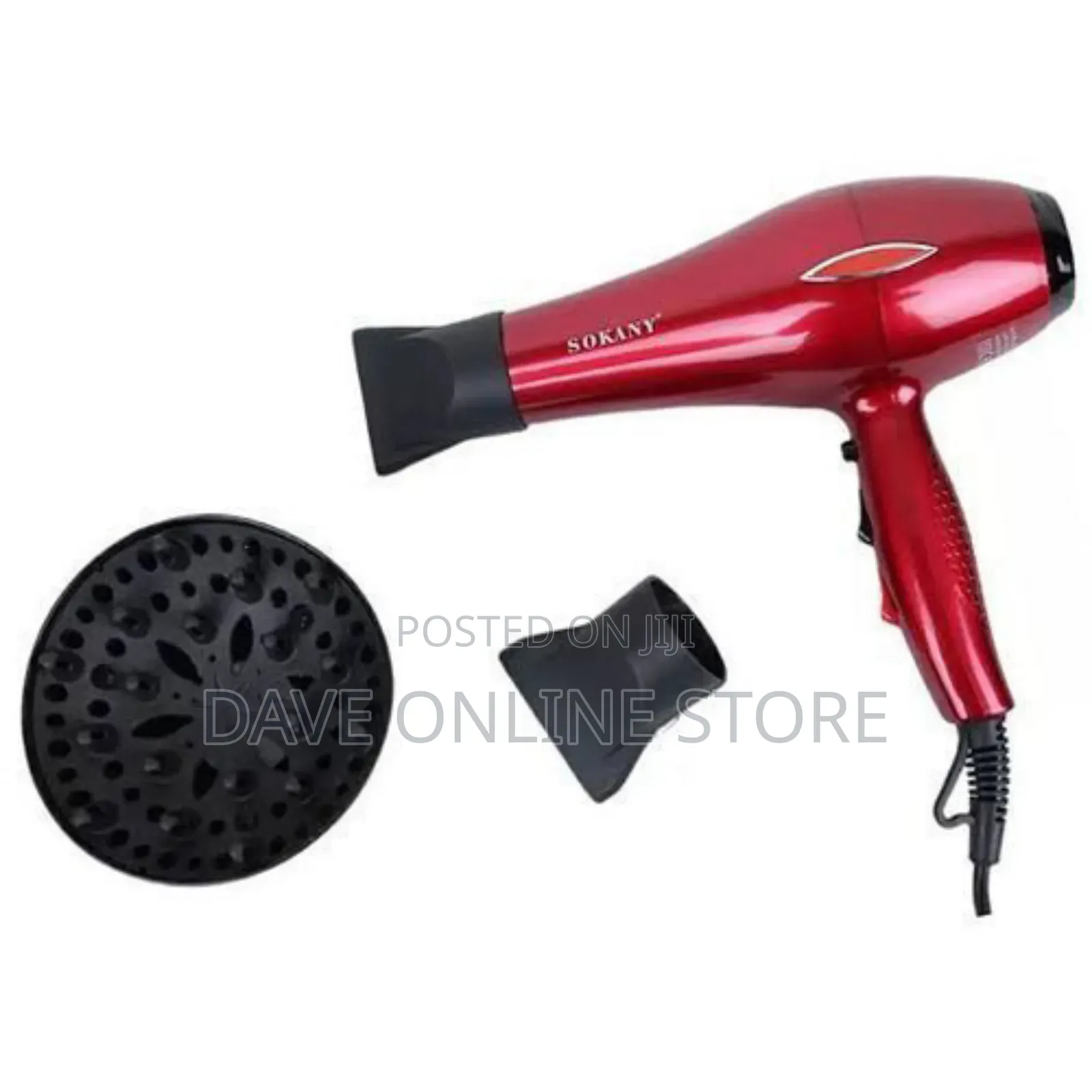 Sokany Professional Hot Hair Dryer With Nozzles