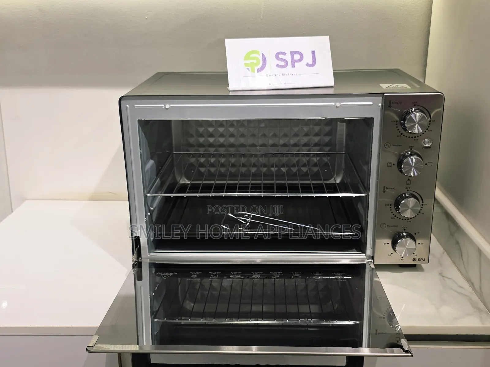 90ltrs SPJ Counter Top Mini Oven Stainless Steel at Discount