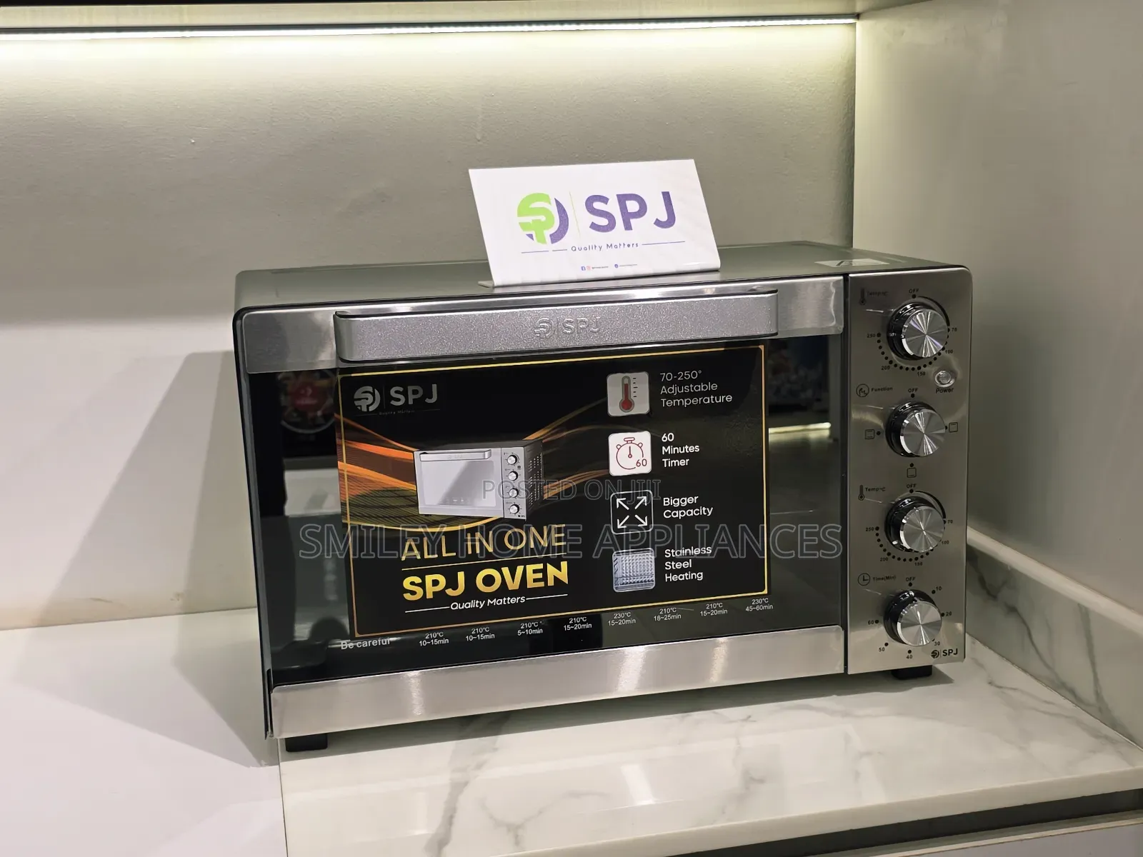 Brand New 90ltrs SPJ Counter Top Mini Oven at Discount
