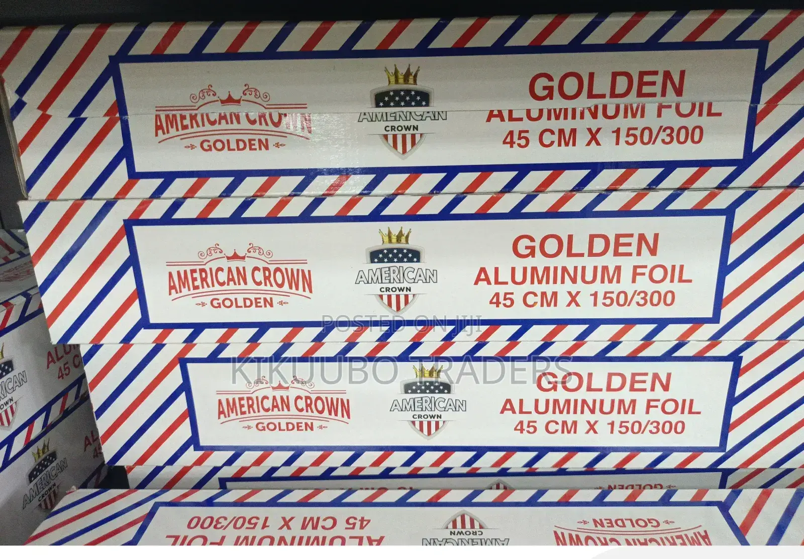 PVC Aluminum Foil Food Wrap 45cmx150