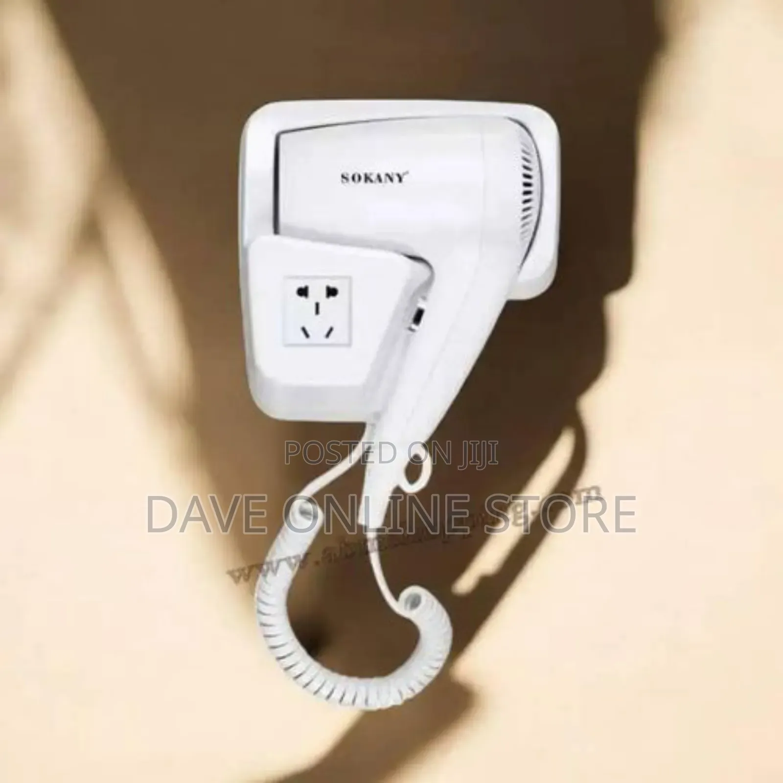 Sokany Hair Dryer, 1200w, 2 Speeds, White - Sk-Cf-2217