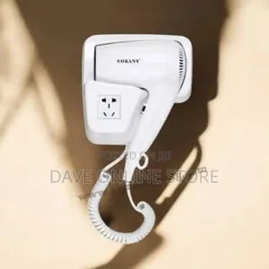 Sokany Hair Dryer, 1200w, 2 Speeds, White - Sk-Cf-2217