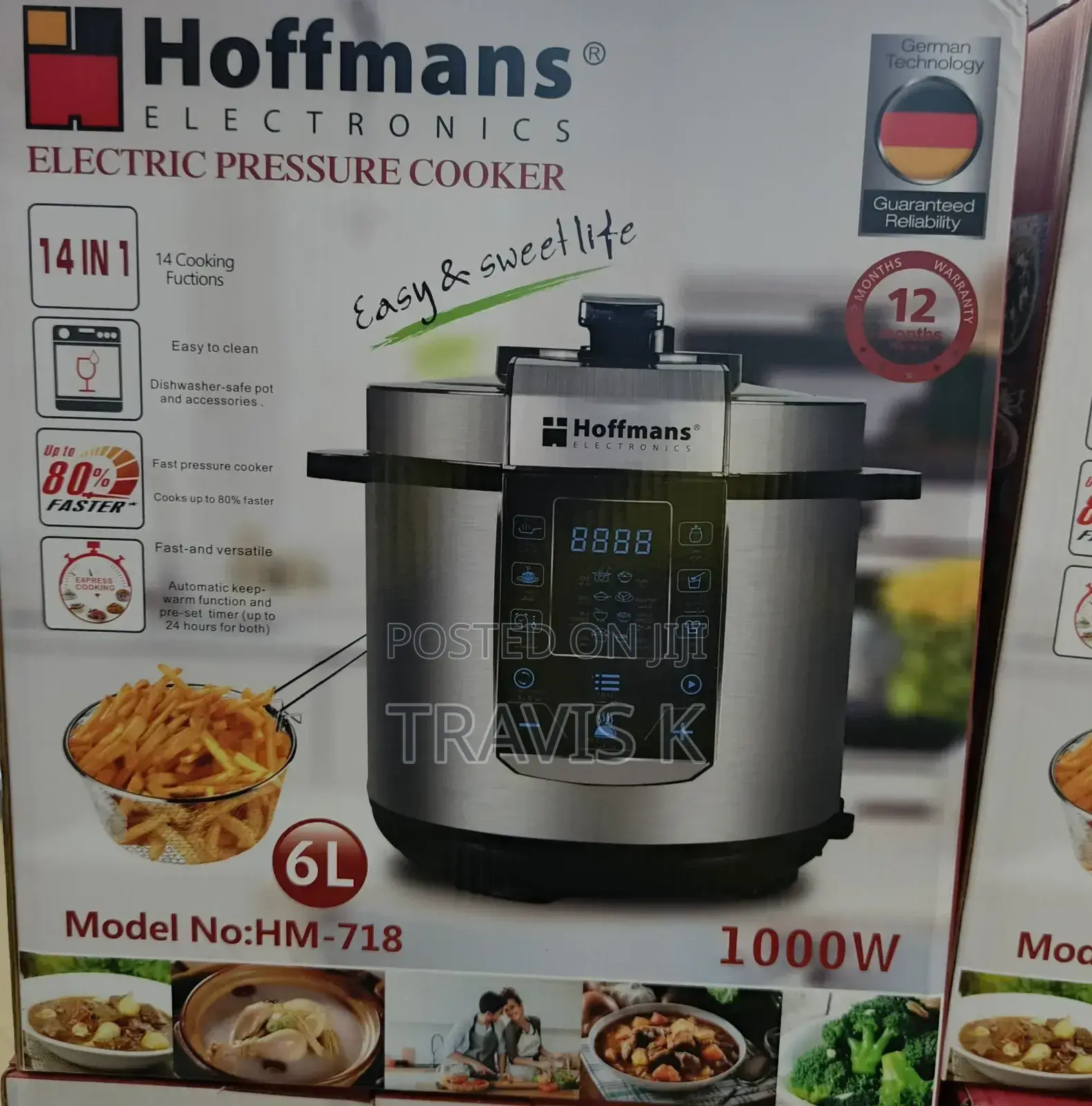 Hoffman 14in1 6l Electric Pressure Cooker