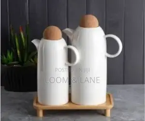 Porcelain Oil Vinegar Pot Holder