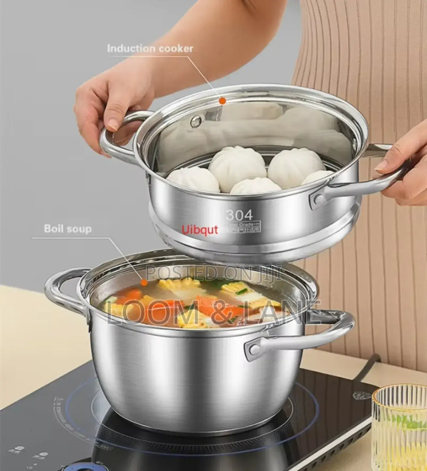 Customized Stainless Steel Steamer.