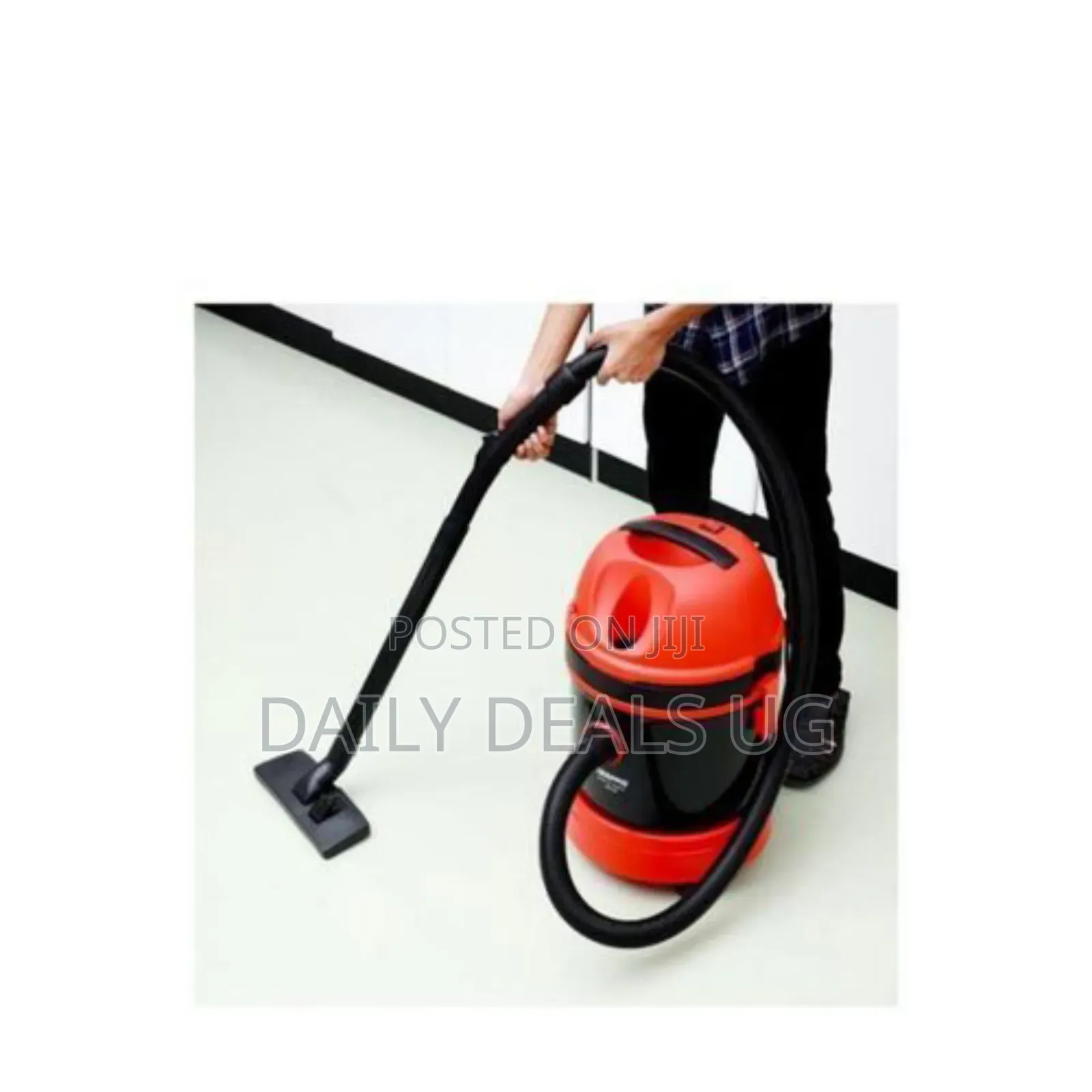 Geepas 2 in 1 Blow and Wet Dry Vacuum Cleaner Red Black