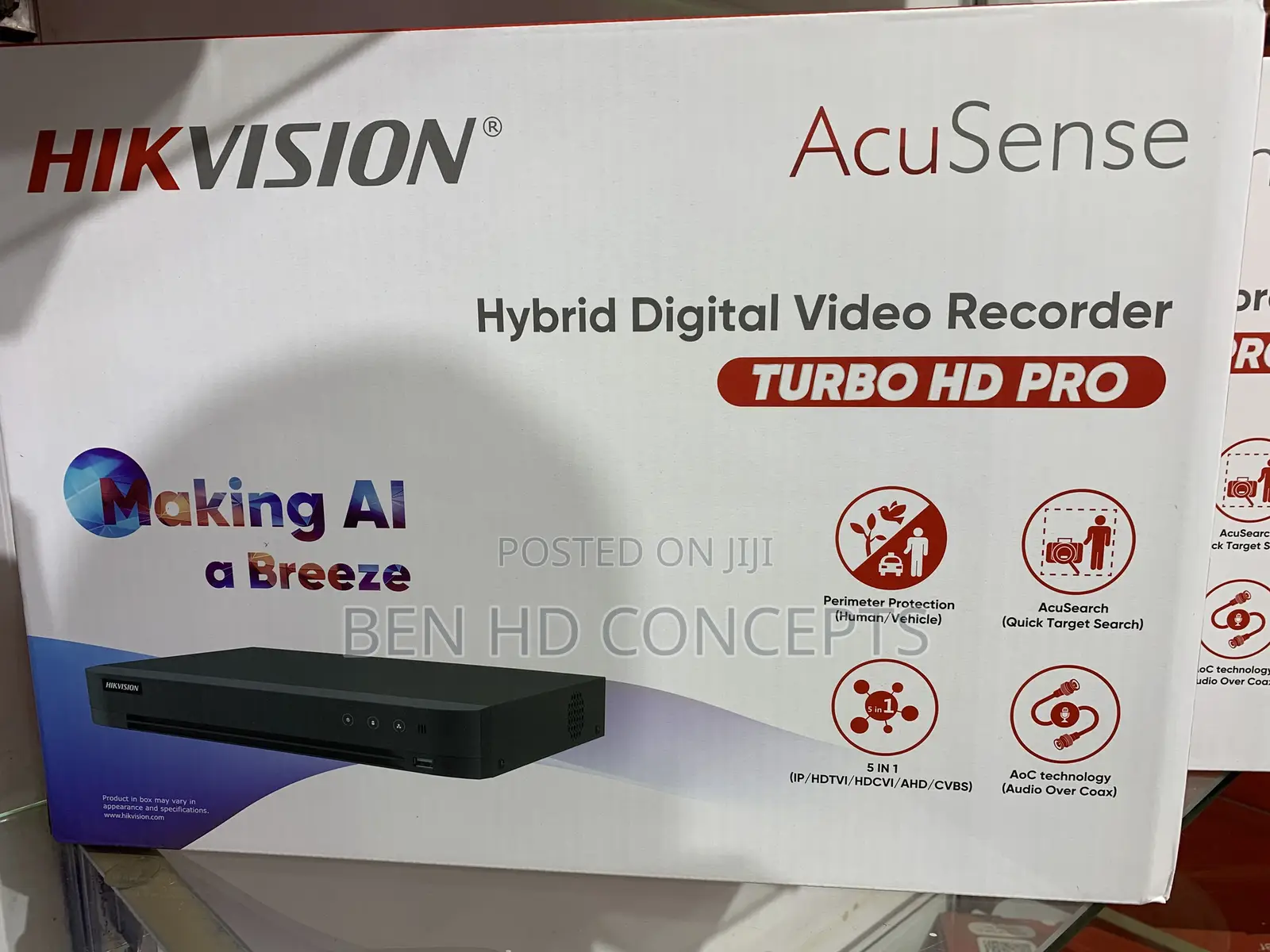 4 Channel DVR Acusense Upto 5mp