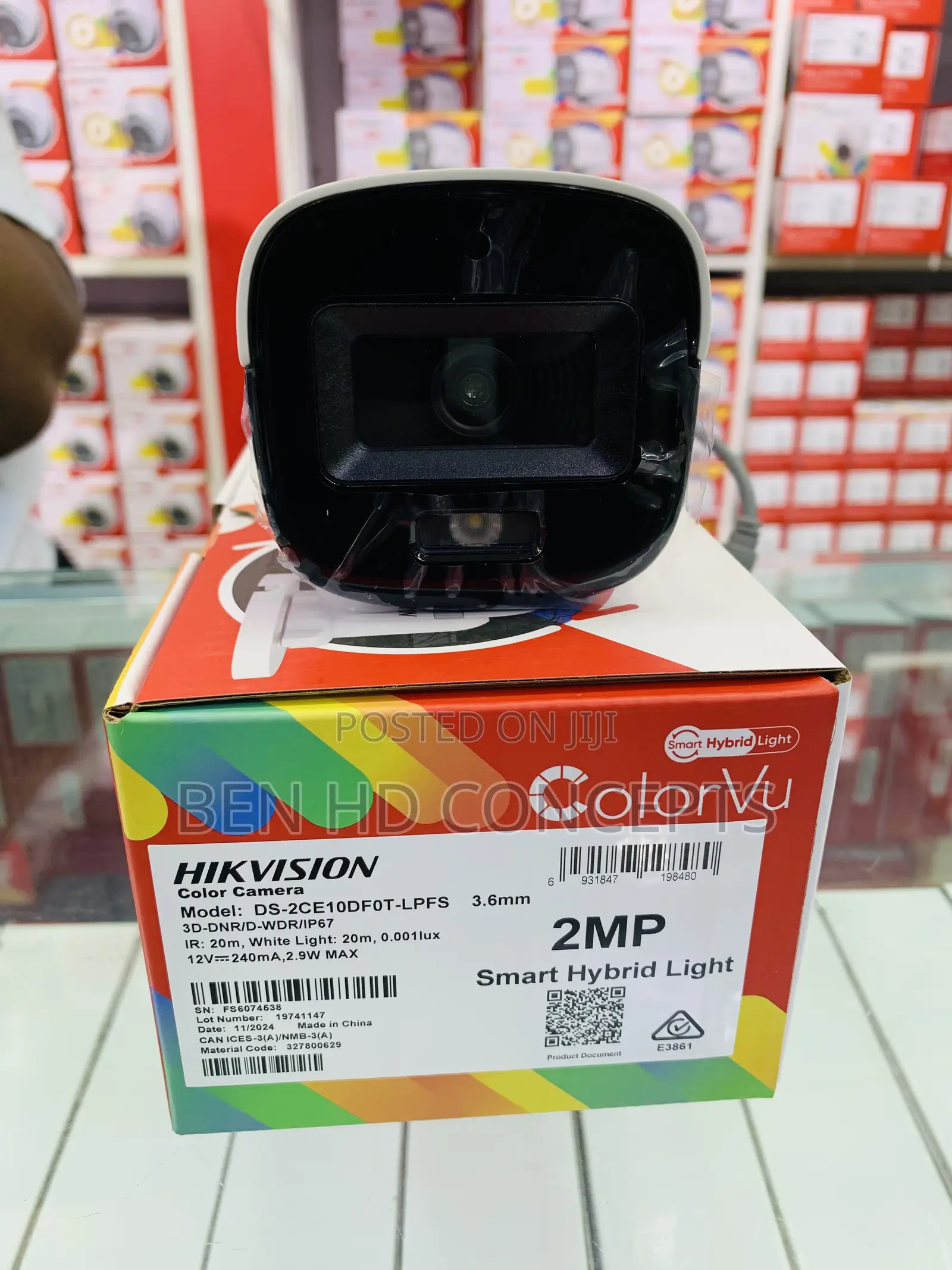 CCTV Camera Supply 20m Colorvu Bullet Hikvision
