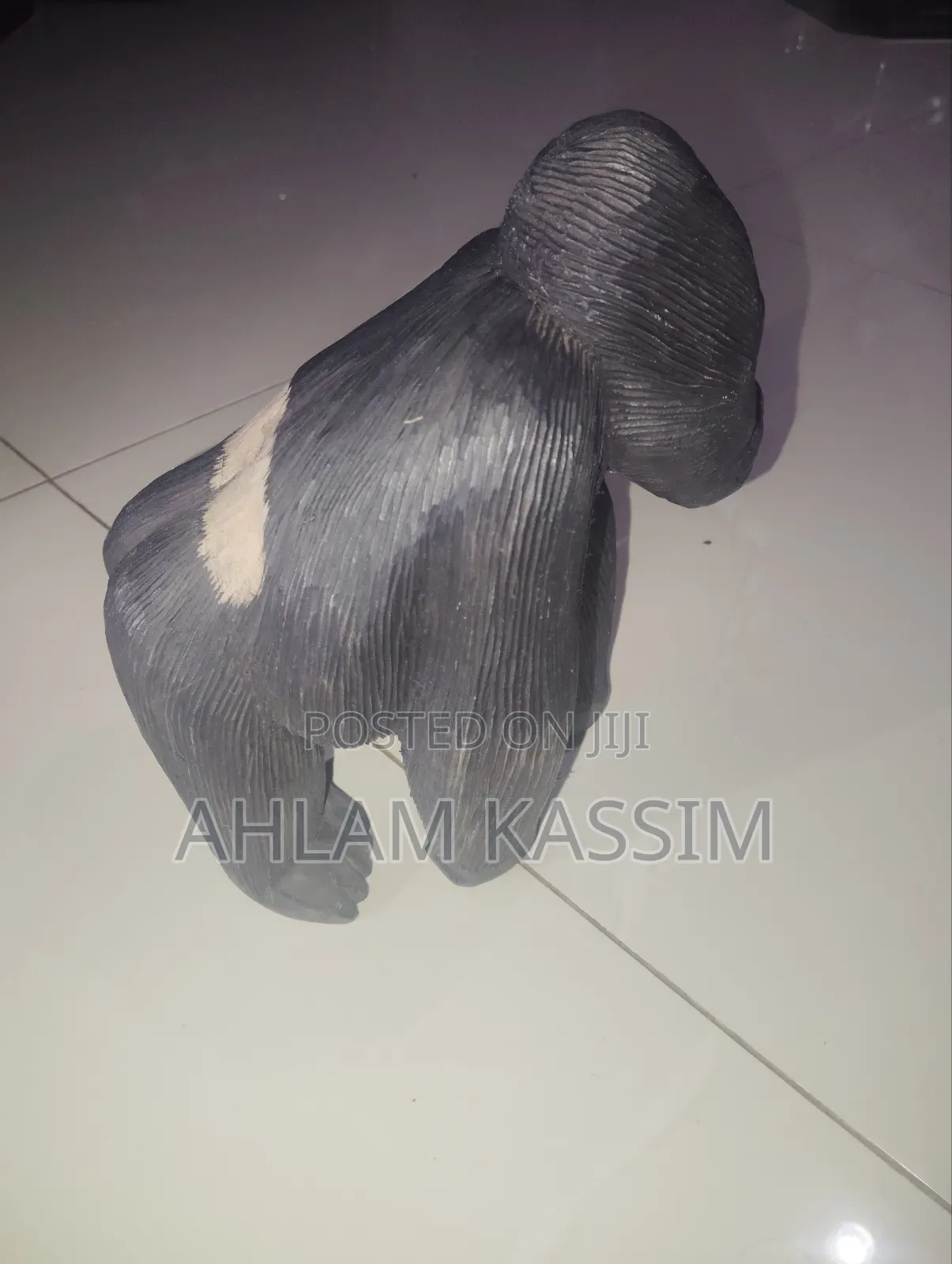 Desk Gorilla Wooden Art Sculpture