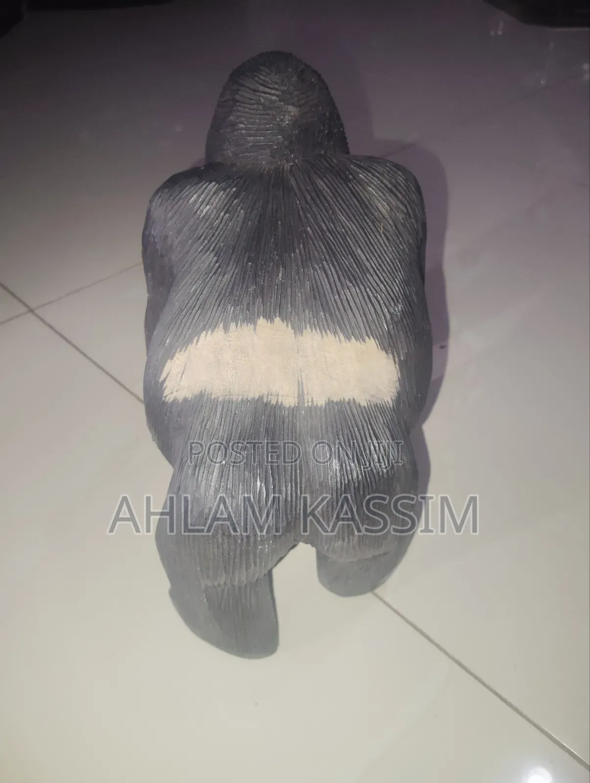 Desk Gorilla Wooden Art Sculpture