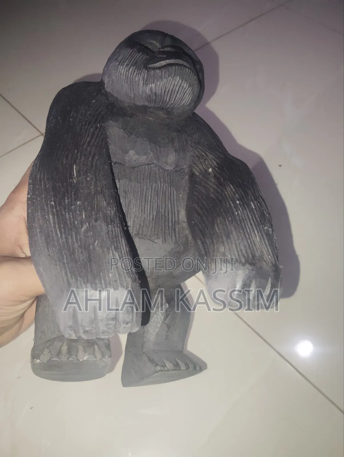 Desk Gorilla Wooden Art Sculpture
