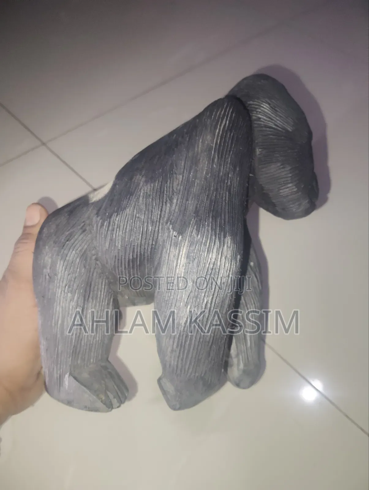 Desk Gorilla Wooden Art Sculpture