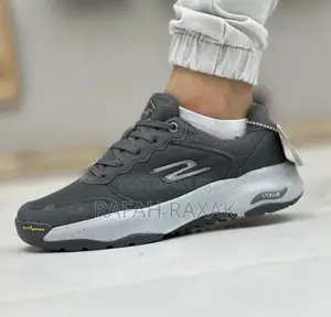 Men’S Grey Skechers Arch Fit Good Year Outdoor Sneakers