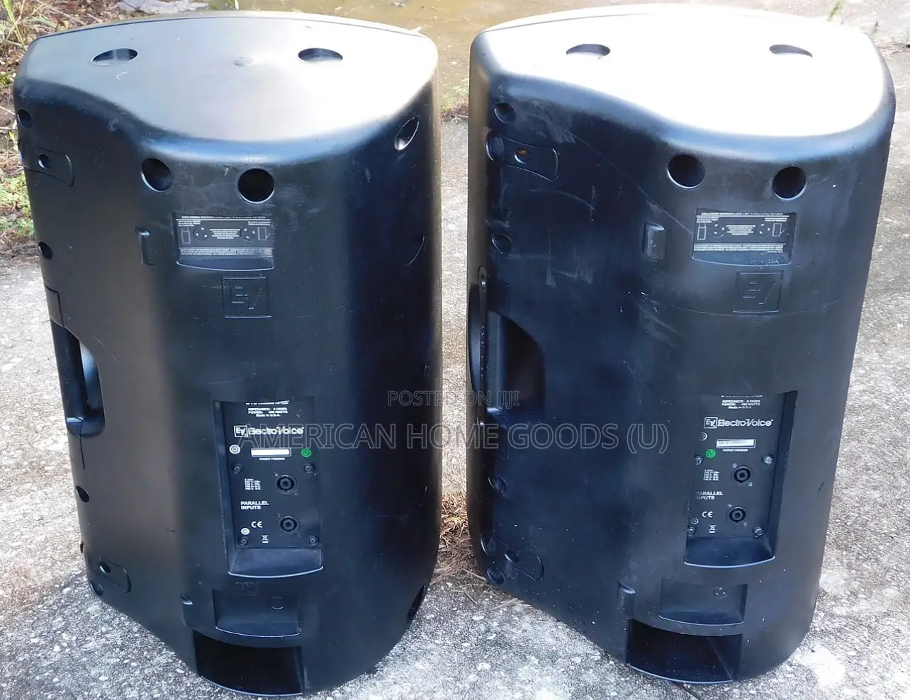 Pair of Ev Zx4 15" Passive Loudspeaker Pa Speaker 400w