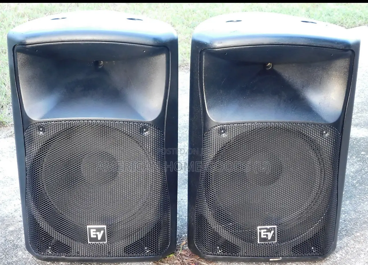 Pair of Ev Zx4 15" Passive Loudspeaker Pa Speaker 400w