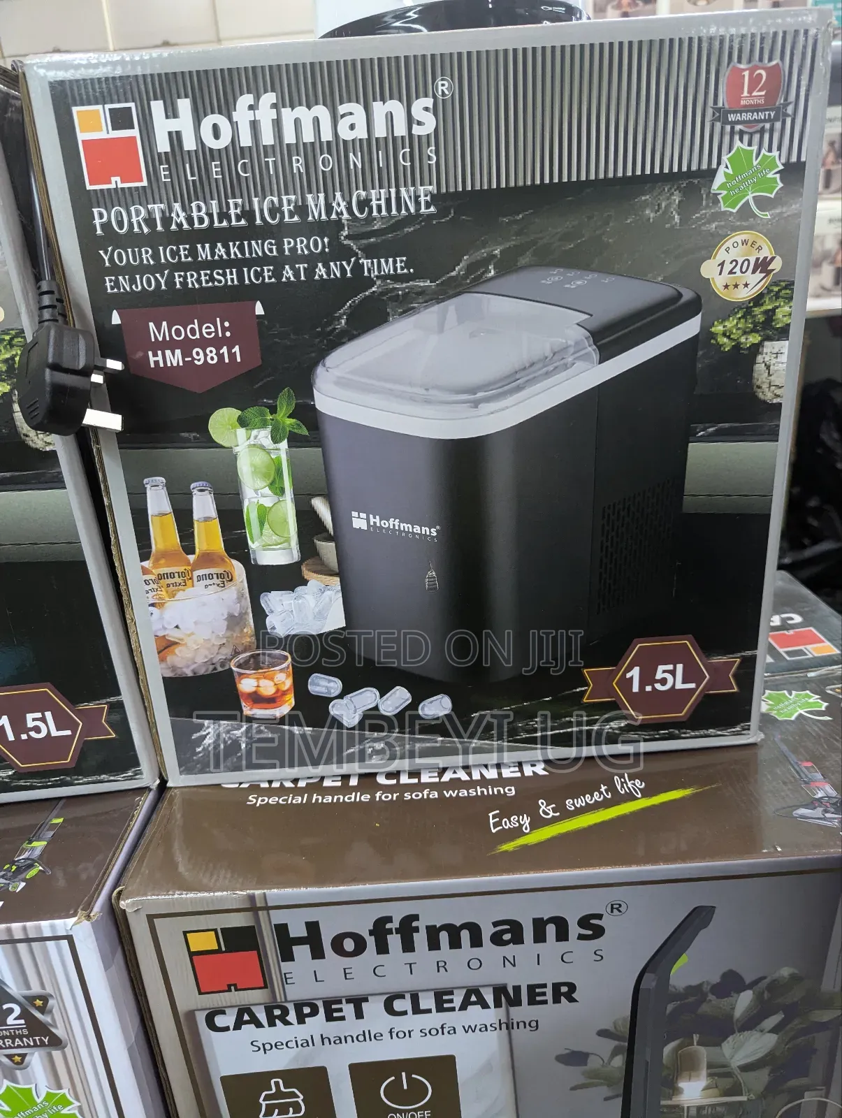 Portable Ice Maker, Ice Cube Machine for Bars