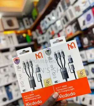Mcdodo 6 In1 Fast Charging 100w Power Pd Cable For Laptop