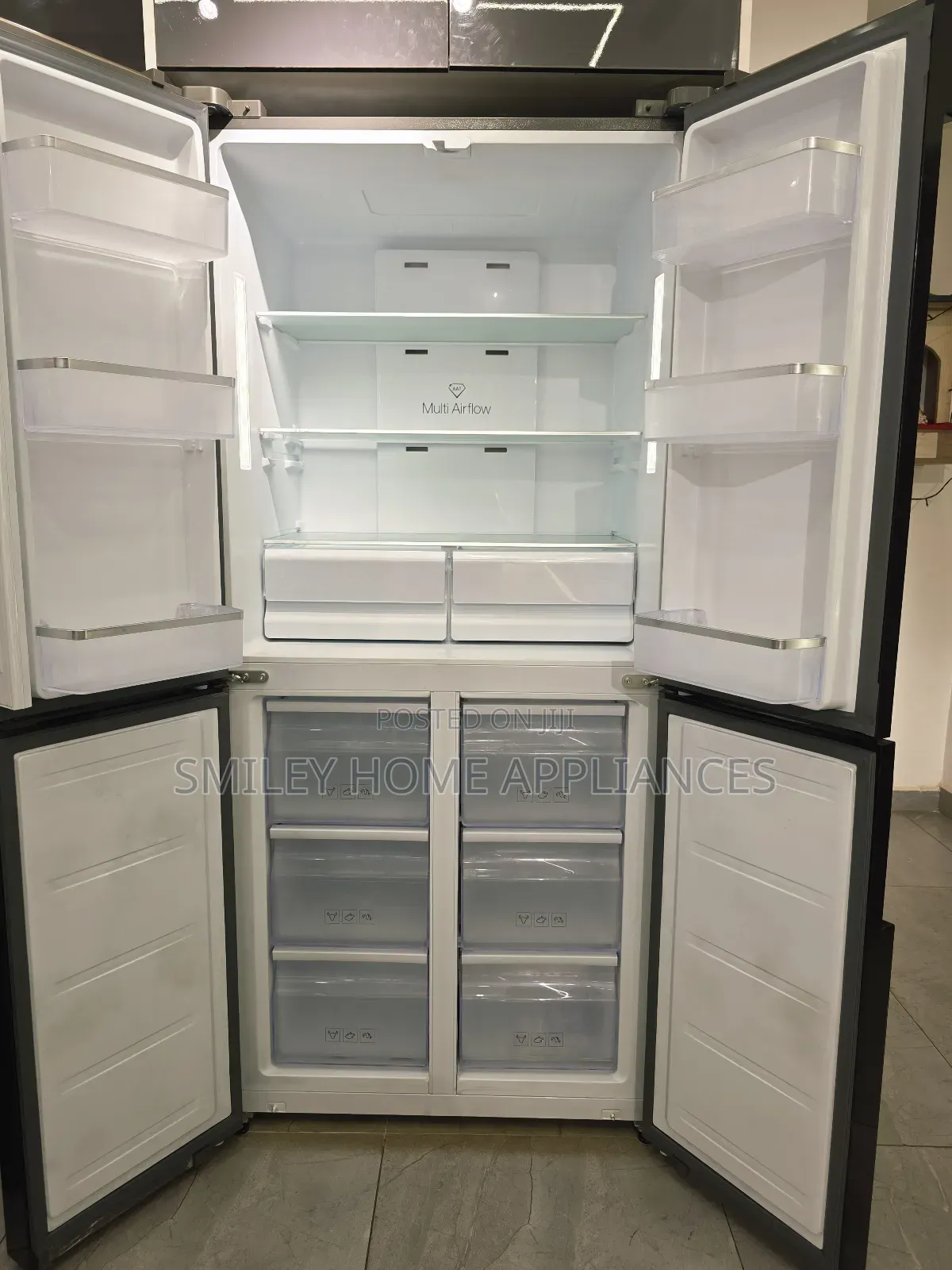Newly Restocked SPJ No Frost 559ltrs Glass 4 Door Fridge