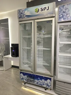 SPJ 840ltrs Chiller Show Case Refrigerator Double Door