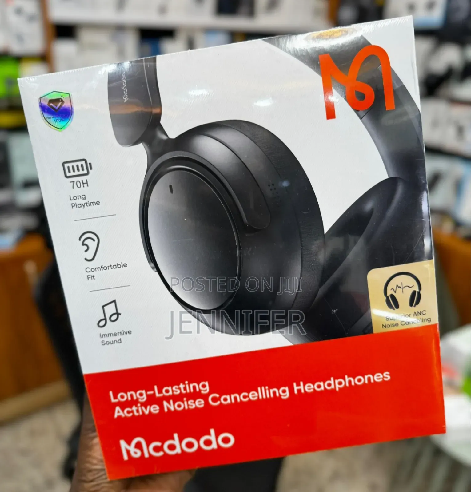 McDodo 140 Active Noise Cancelling Headphones Anc 70 HRS