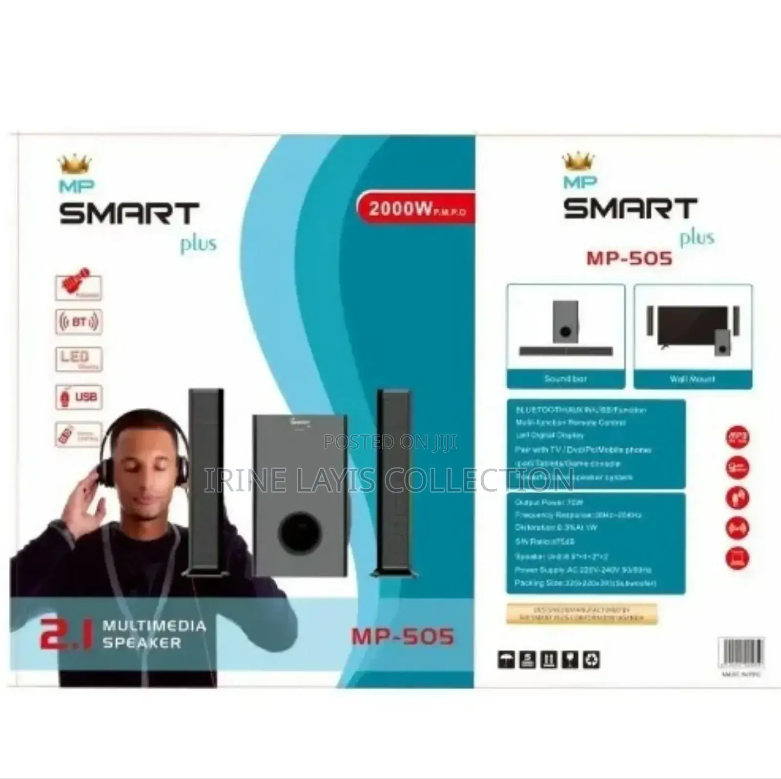 Smart Plus Mp 505 Sound Bar 2000w