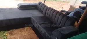 Black Five Sitter Sofa Bed