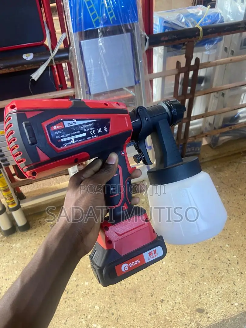 Cordless Paint Sprayer Gun -20vmax Portable .